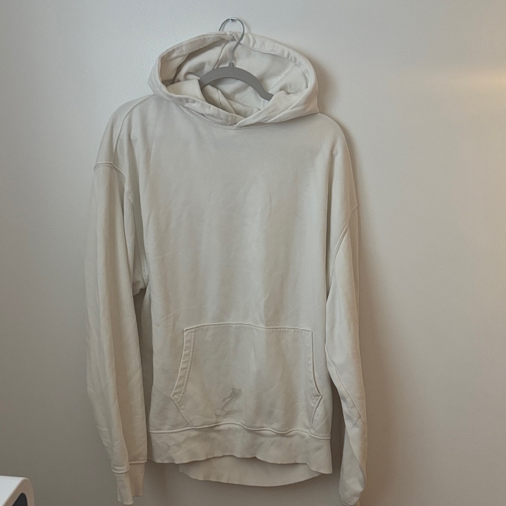Old Navy Men's Cream Hoodie